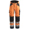 Snickers 6639 Hi-Vis Insulated Trousers Kit inc 9110 Kneepads & PTD Belt
